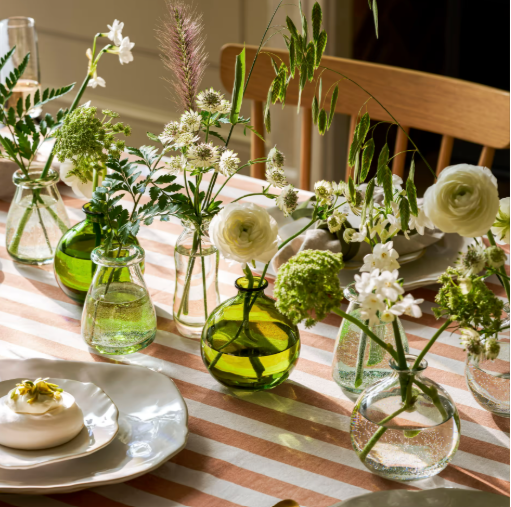Clearwell Recycled Glass Bud Vase