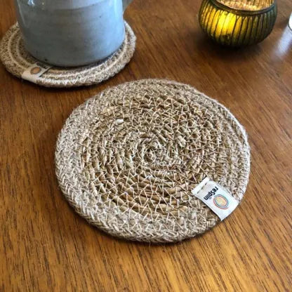 Jute + Seagrass Coasters