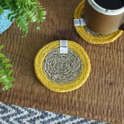 Jute + Seagrass Coasters