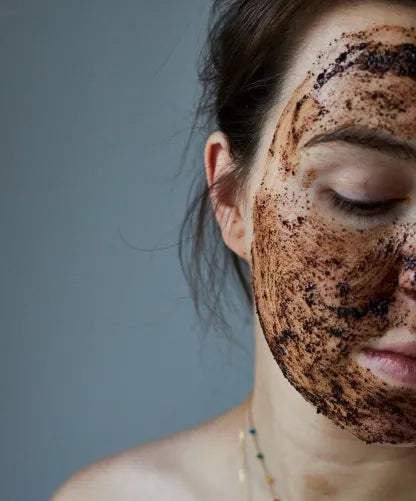 Face Scrub with Coffee Grounds: Citrus Blend