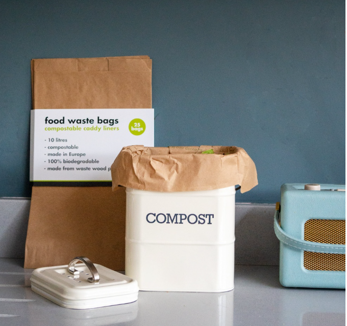 Compostable Food Waste Paper Bags