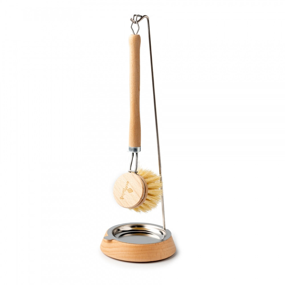 Wooden Dish Brush Stand