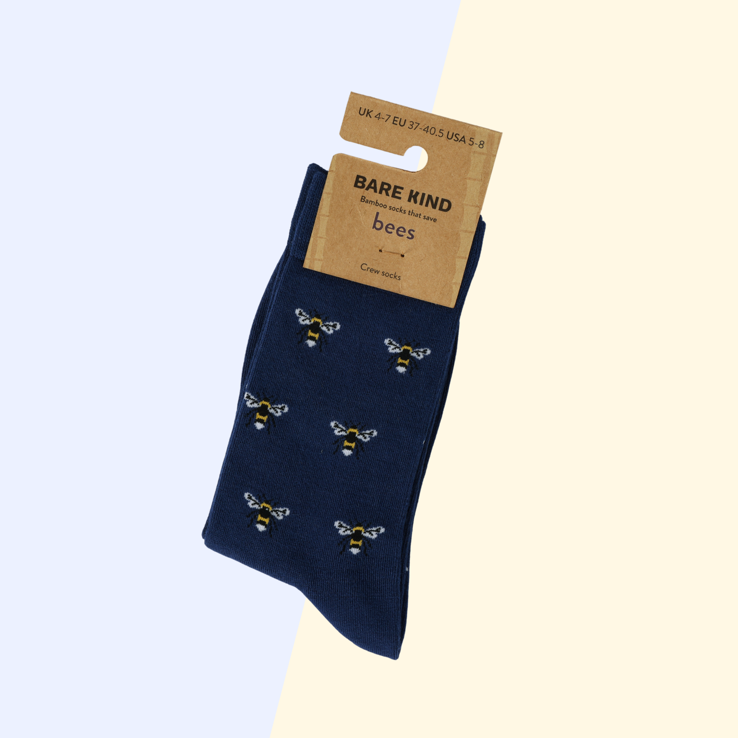 Small Motif Bee Socks