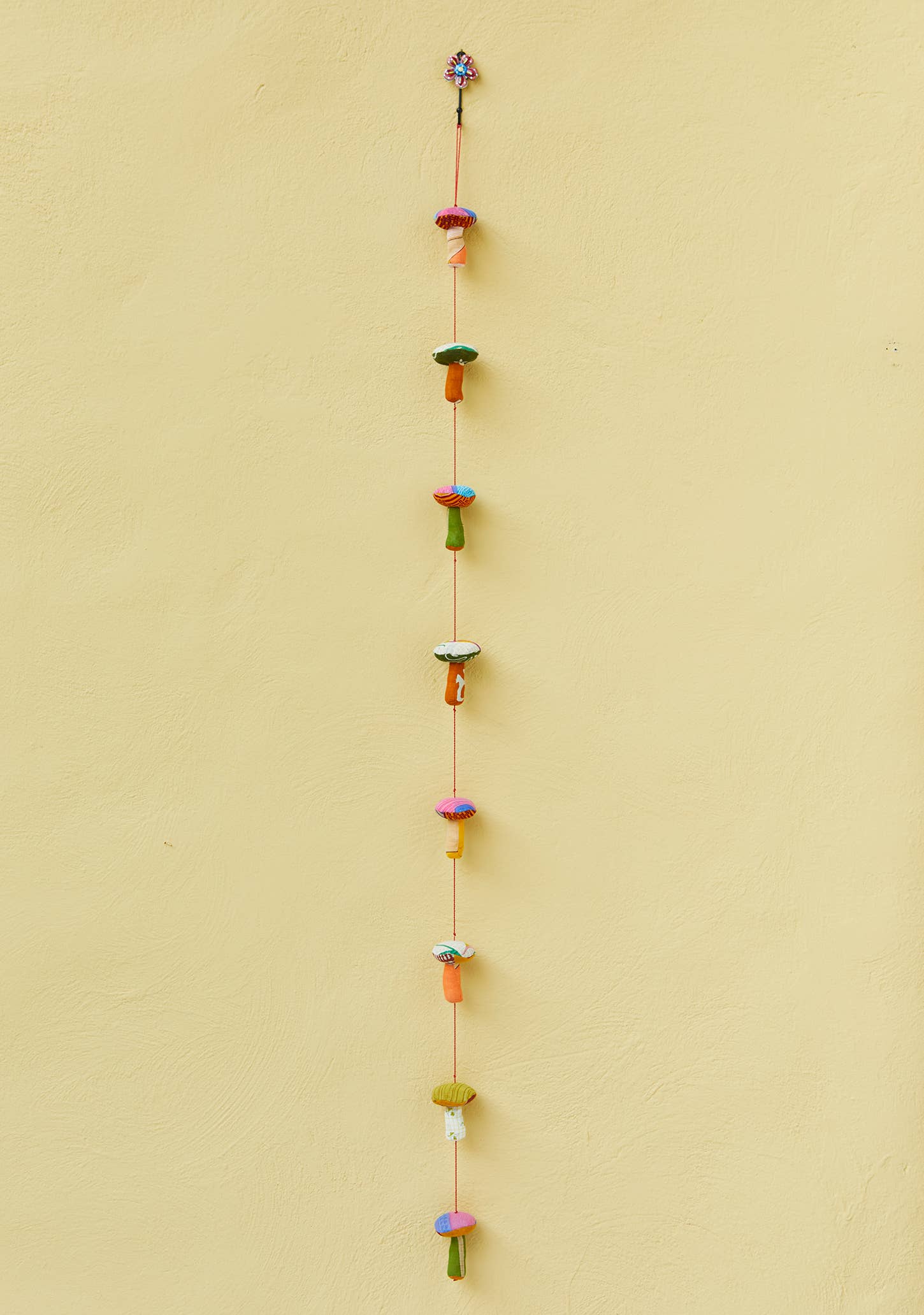 Recycled Sari Mushroom Garland