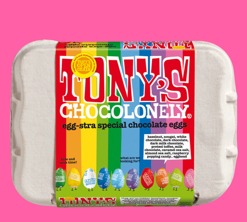 Tony's Chocolonely Egg-Stra Special Chocolate Eggs