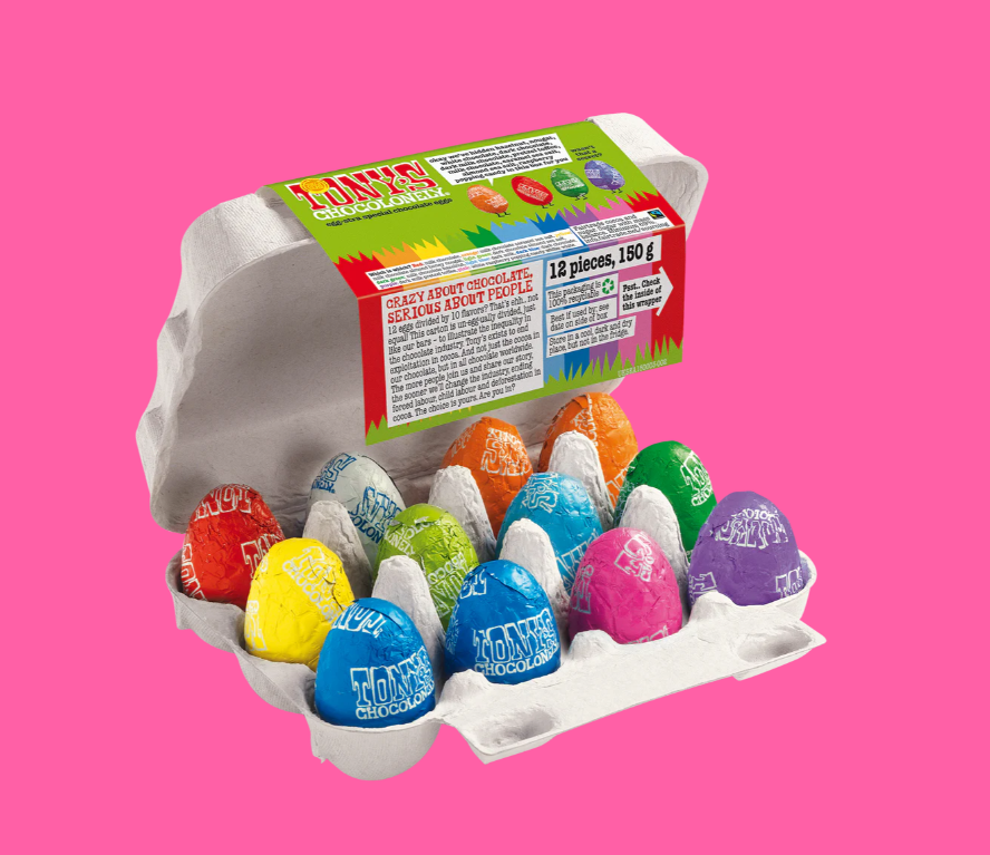 Tony's Chocolonely Egg-Stra Special Chocolate Eggs