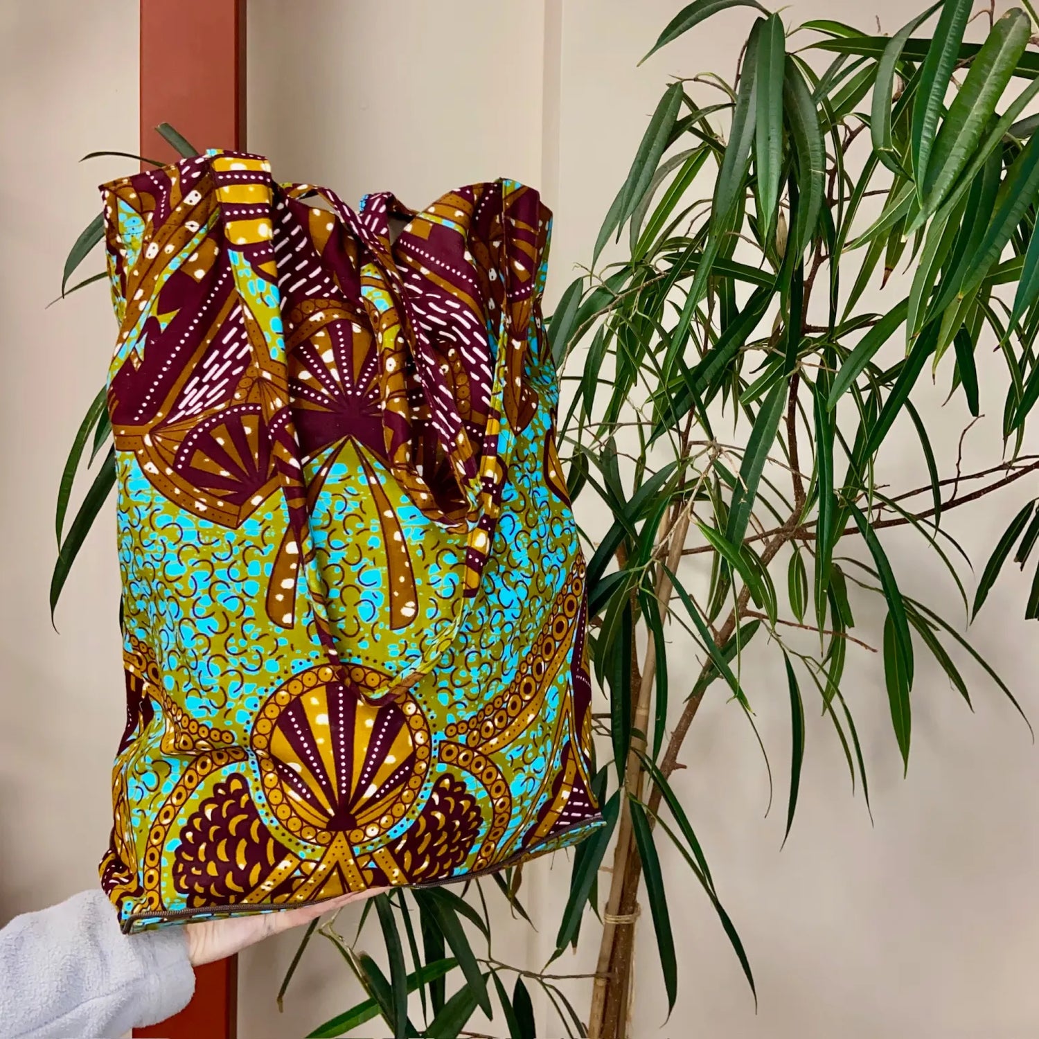 Kitenge Foldable Shopping Bag