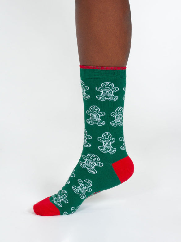 Christmas Gingerbread Socks