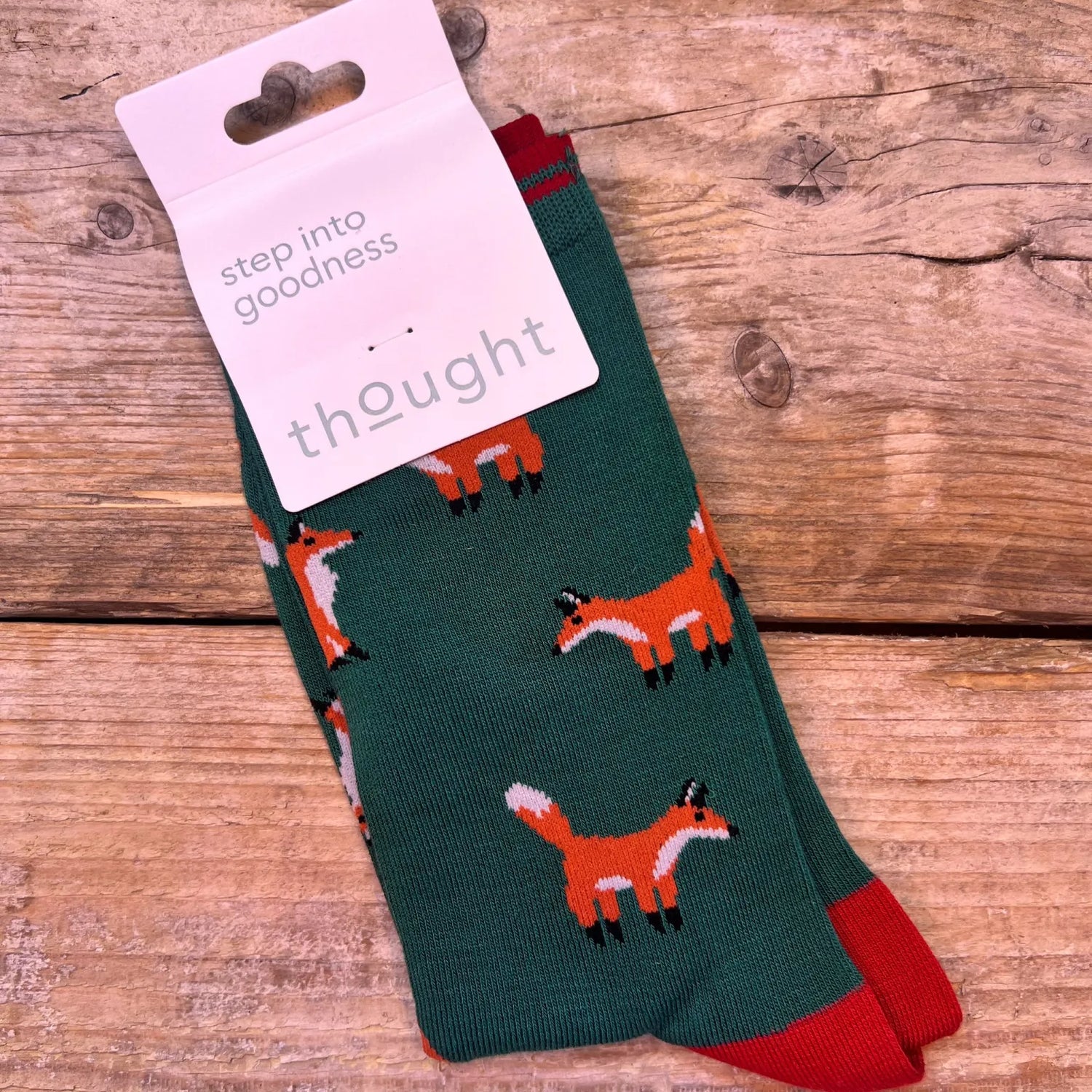 Green Fox Socks 4-7