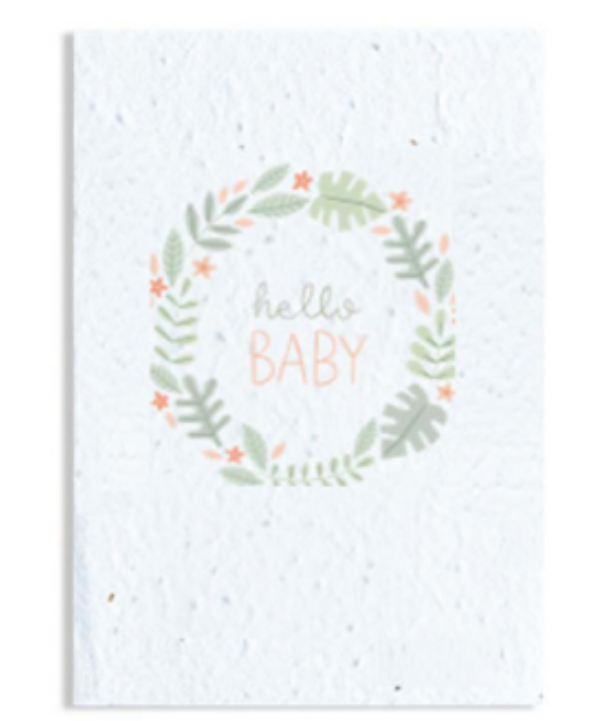 Hello Baby Greetings Card