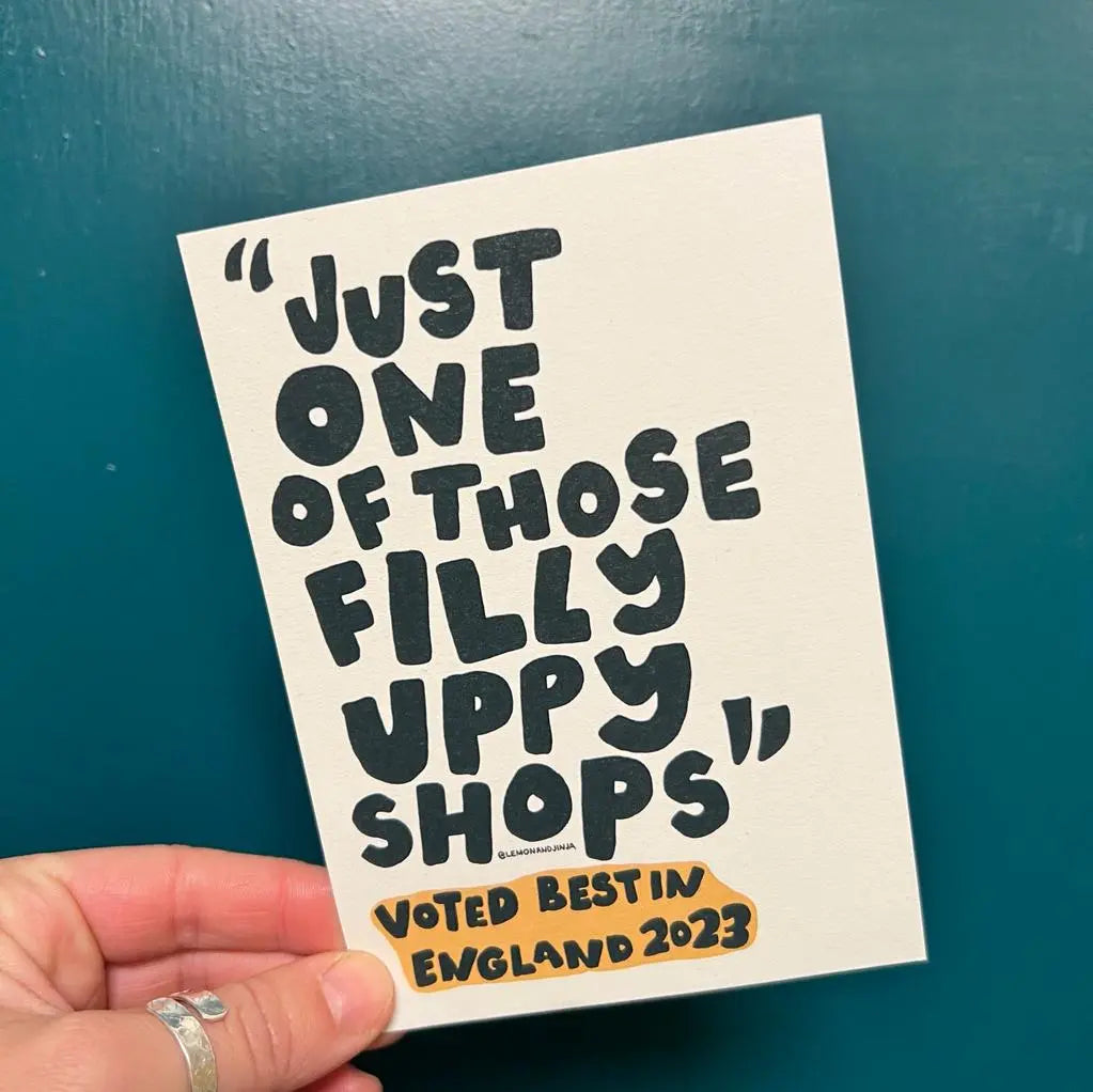 Filly Uppy Shop Postcard