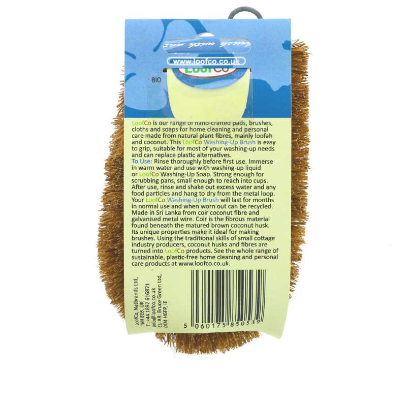 Coir Fibre Washing-Up Brush