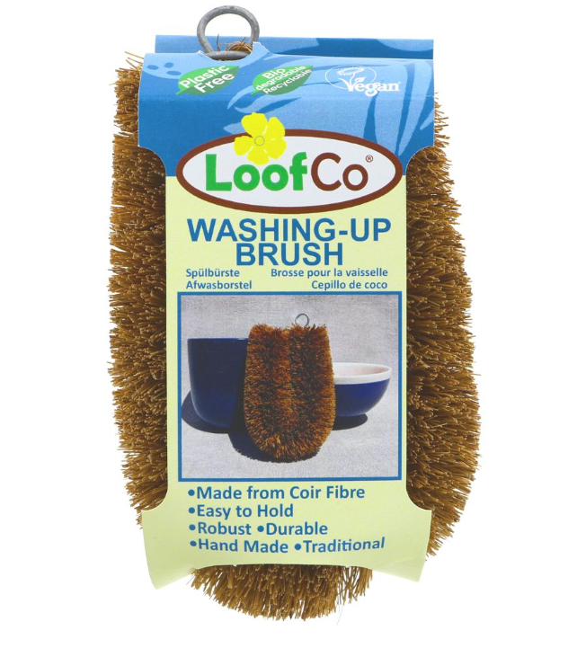 Coir Fibre Washing-Up Brush