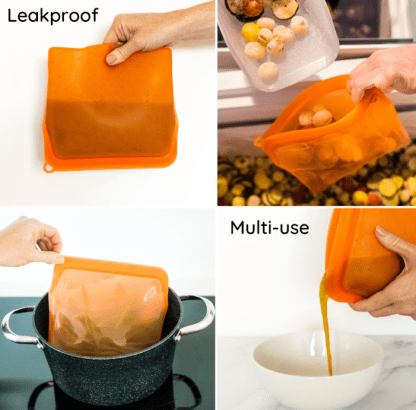 Reusable Silicone Food Bags