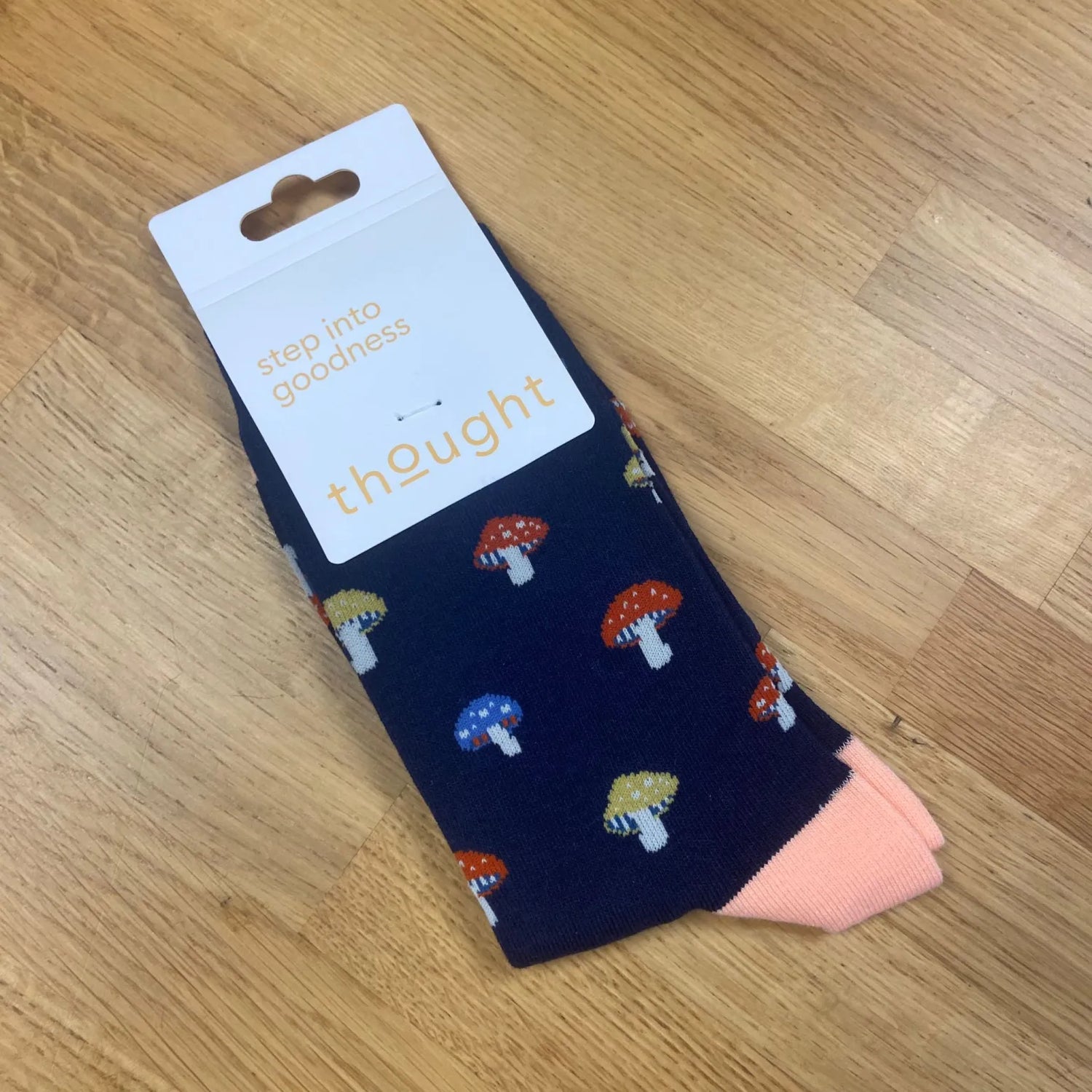 Mushroom Bamboo Socks 4-7