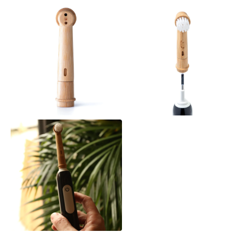 Oral-B Compatible Bamboo Electric Toothbrush Heads (2 Pack)