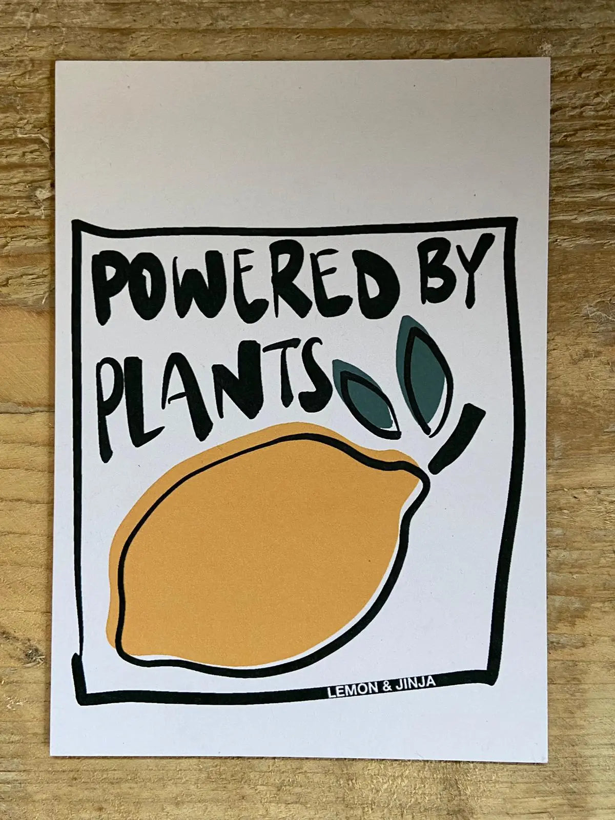 Powered by Plants Postcard