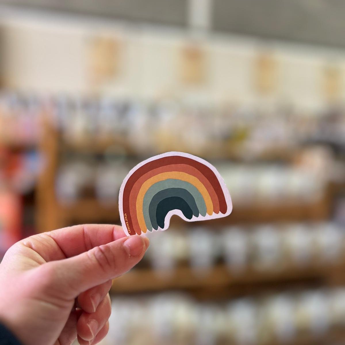 Rainbow Paper Sticker