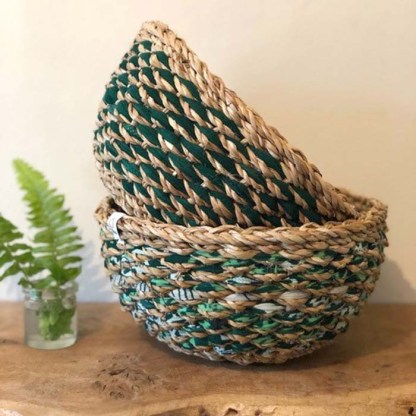 Sari + Seagrass Bowls