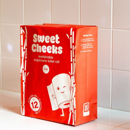 Sweet Cheeks Toilet Roll Pack of 6