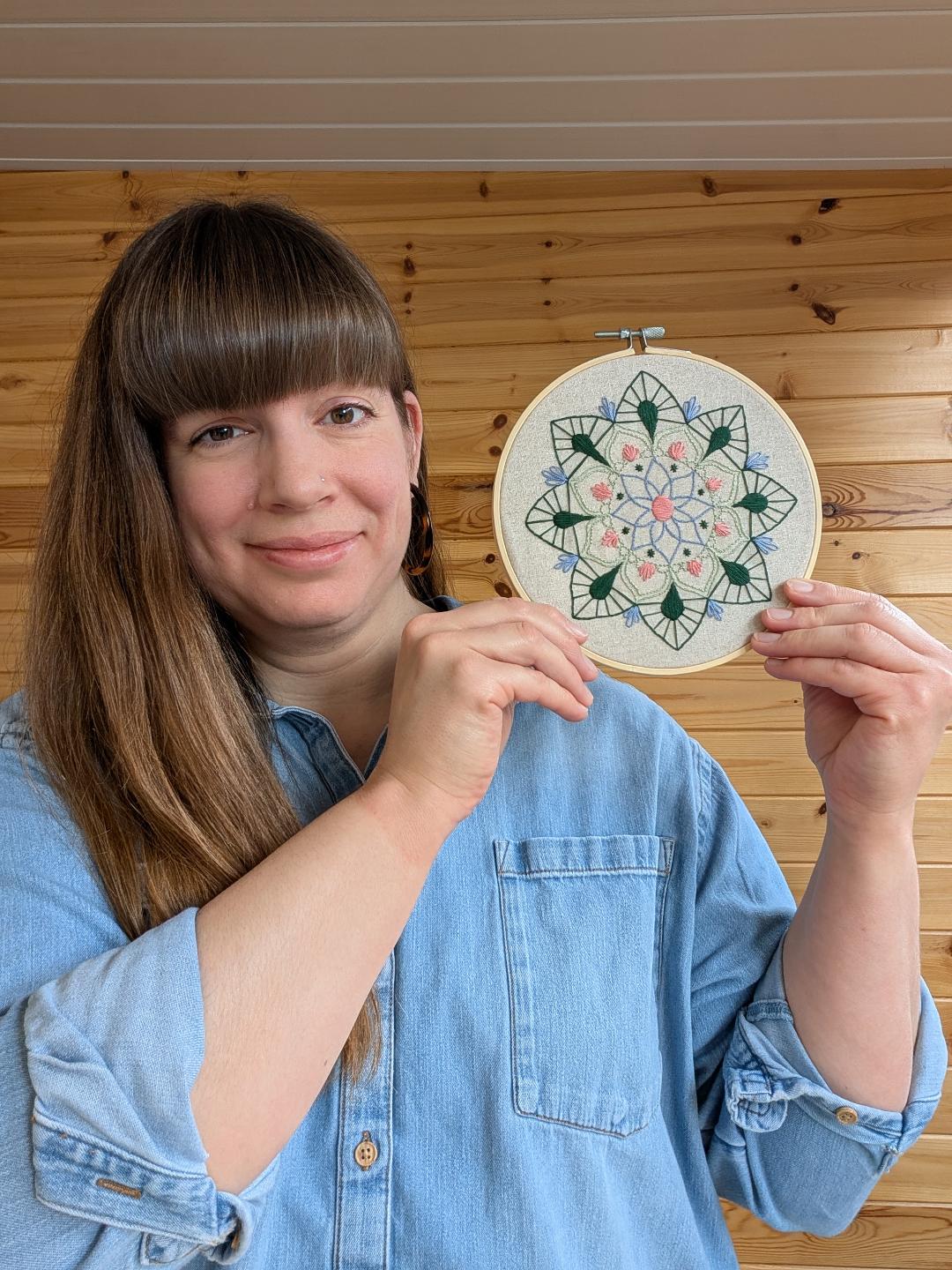 Earth Day Mindful Modern Embroidery Workshop