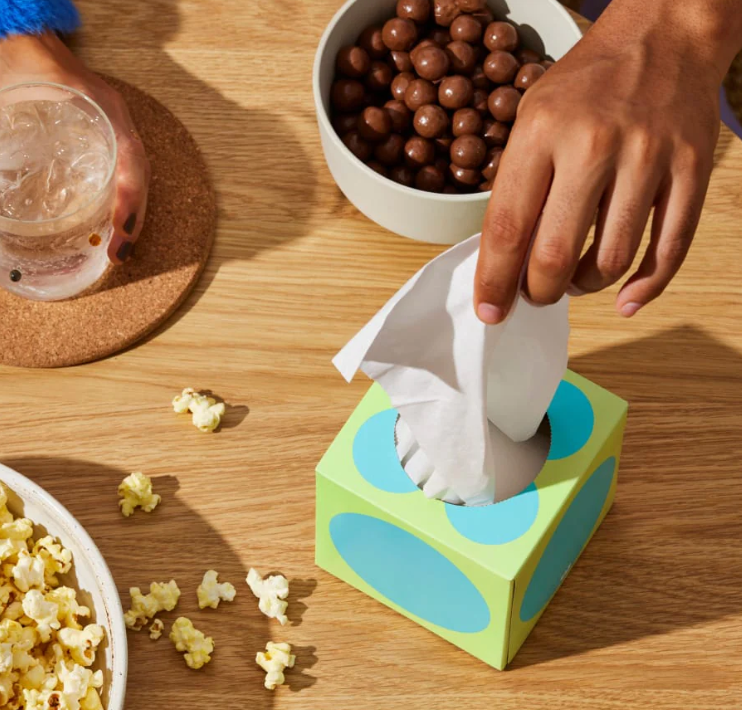 Soft + Strong 100% Recycled Facial Tissues