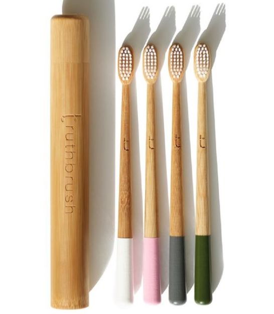 Bamboo Toothbrush Travel Case