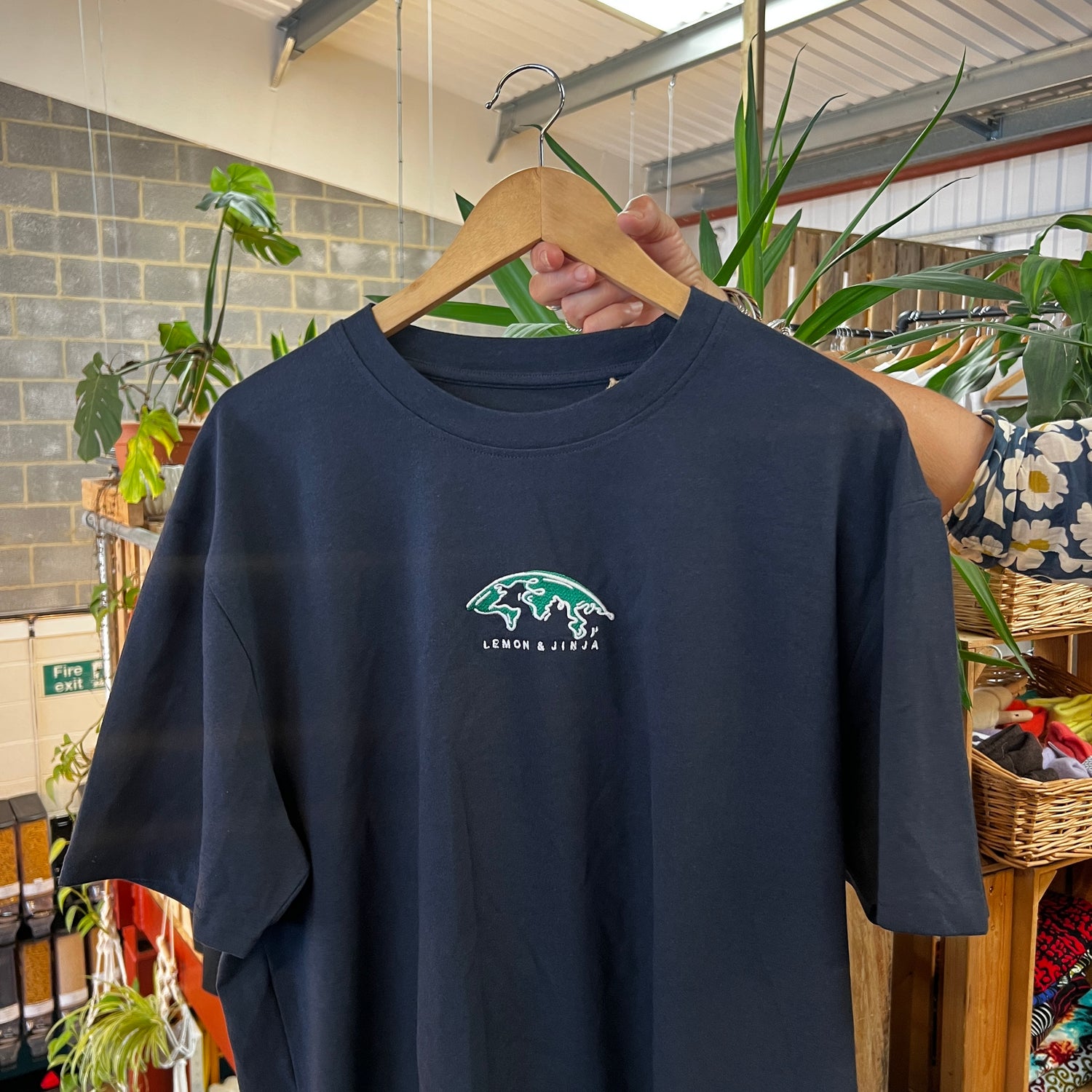 World Embroidered T-Shirt