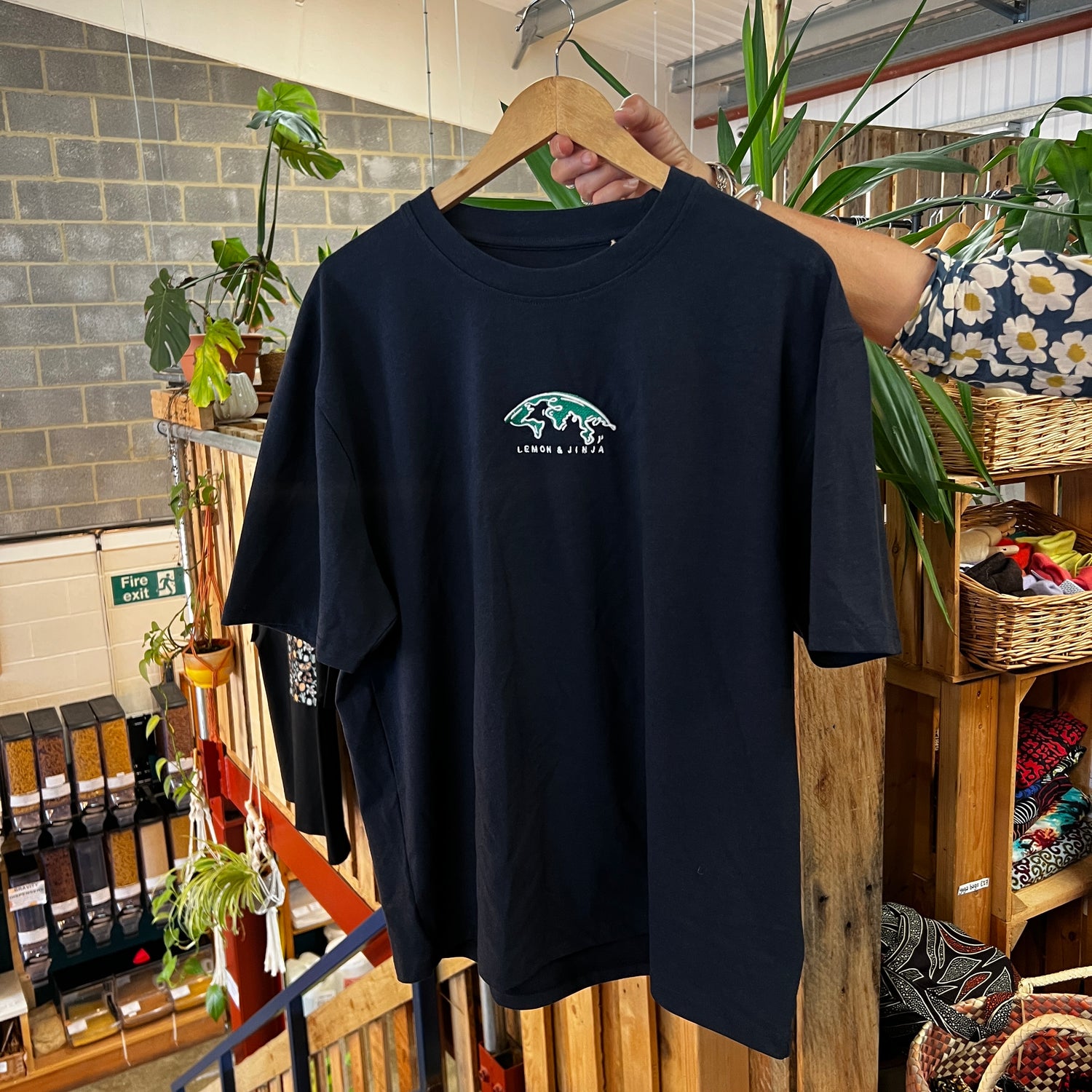 World Embroidered T-Shirt